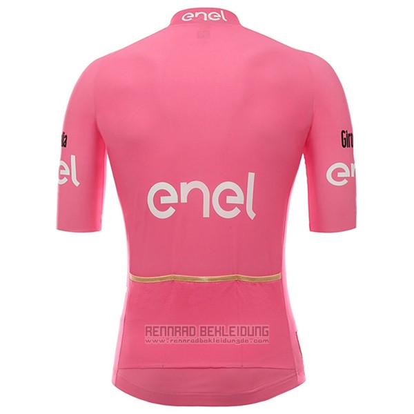 2017 Fahrradbekleidung Giro D'italien Rosa Trikot Kurzarm und Tragerhose